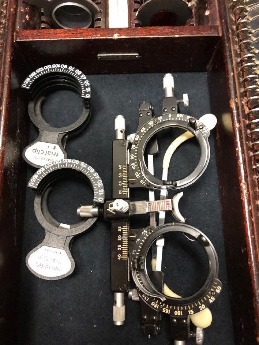 American Optical AO トライアルレンズセットケース付き中古 Vintage American Optical (AO) Optometrist Trial Lens Set | eBay