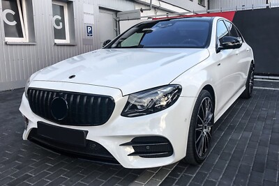 Mercedes-Benz E-Class W213 S213 C238 Front Grille Panamericana Gloss Black