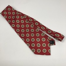 Jos. A. Bank Tie Geometric Red 60" 3.75"