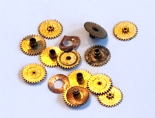 6 PAIR WALTHAM 12 SIZE HOUR MINUTE WHEELS 8090-8091 --BB-1472