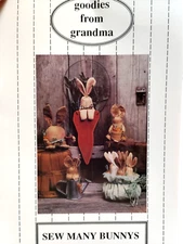 Sew Many Bunnys Garden Decor 133J Goodies From Grandma Craft Sewing Pattern