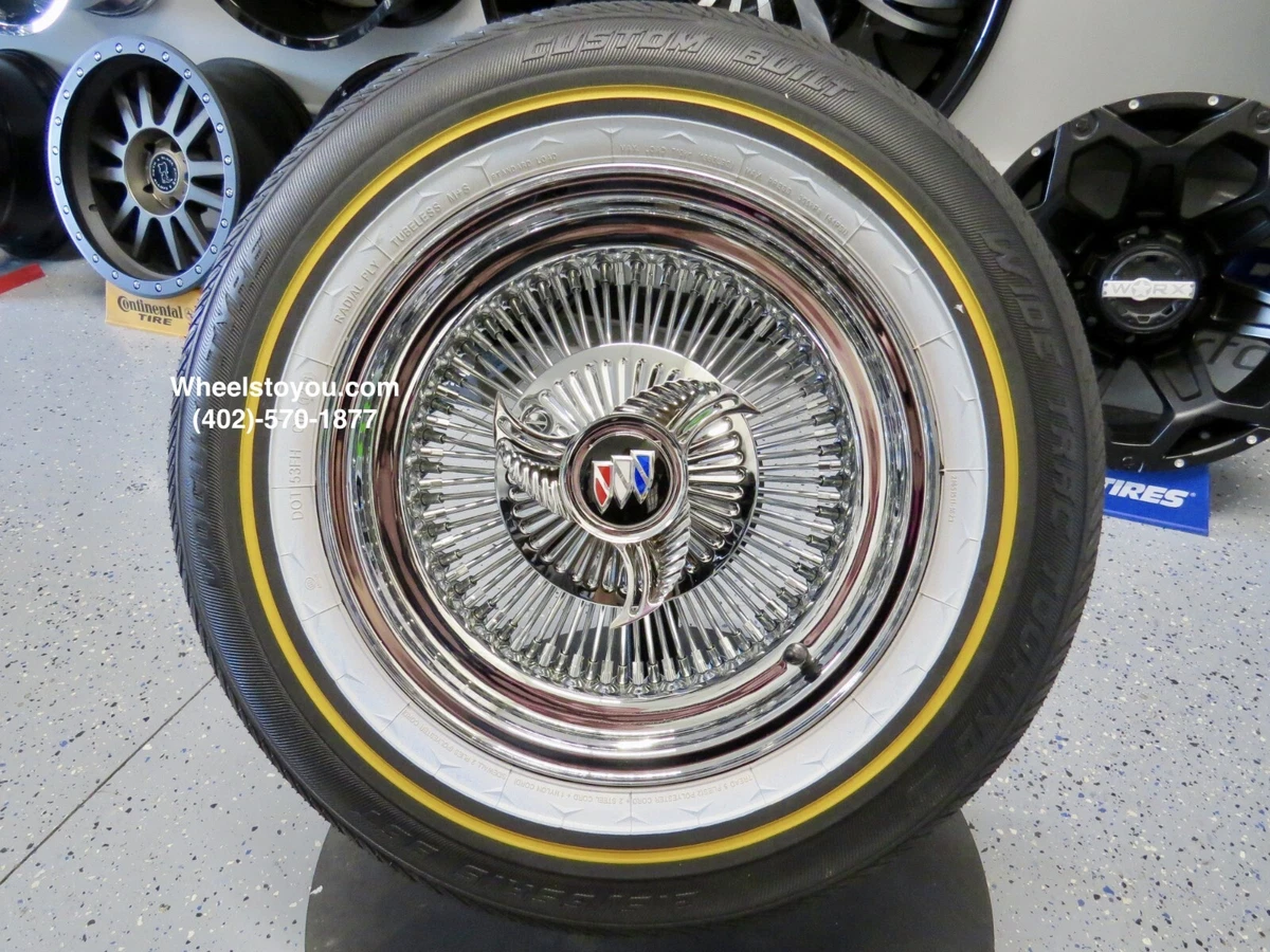 Cadillac 72 Spoke 15 Inch KnockOff Wheel With Vogue Tire