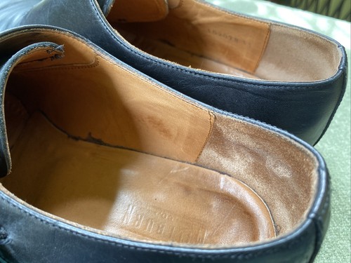 Herren 44 Millburn Doppel Mönch Riemen Elegant Schuhe 11 M Schwarz Kalbsleder Leder - Bild 4 von 6