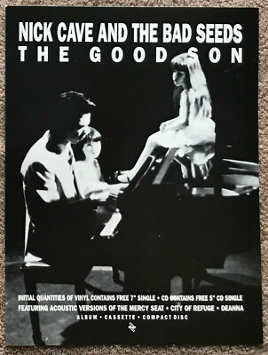 NICK CAVE - THE GOOD SON 1990 Full page UK magazine ad
