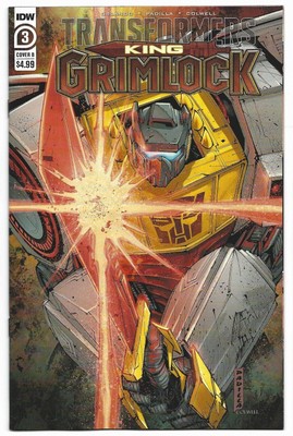 Transformers King Grimlock #3 2021 Unread Padilla Variant Cover B IDW Comic Book