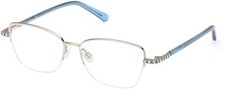 Swarovski SK 5472 016 Silver Cat Eye Metal Optical Eyeglasses Frame 53-15-140