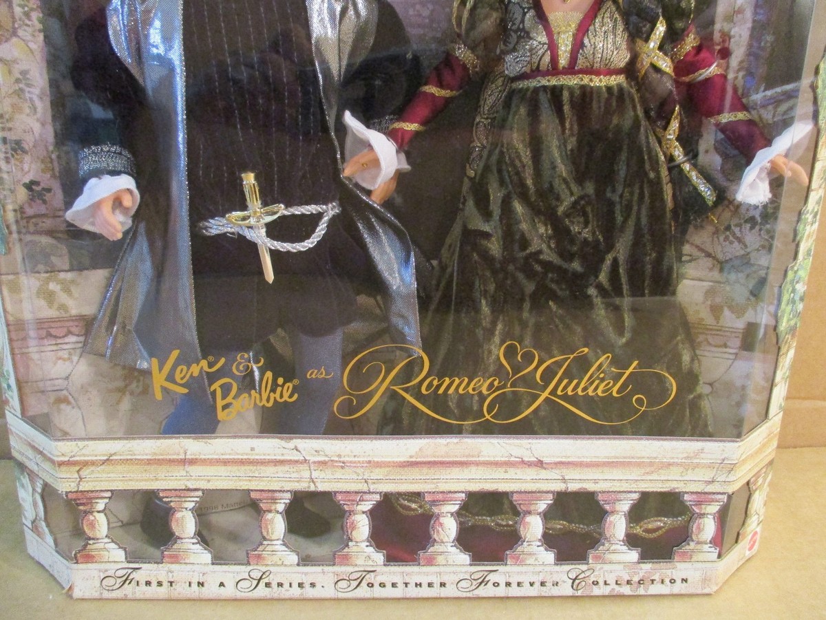 Ken & Barbie Dolls Romeo & Juliet 1st In Series Together Forever