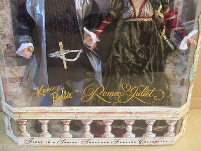 Ken & Barbie Dolls Romeo & Juliet 1st In Series Together Forever