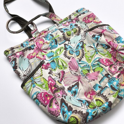 Y2K Thirty One Butterfly Hobo Bag Fairycore Peasant Festival Boho Kidcore 90s - Picture 15 of 15