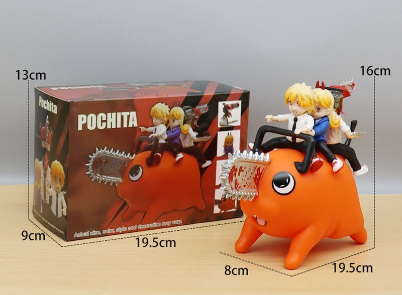 Figurine Chainsaw Man 18cm - Denji Et Pochita - PVC - 2024 - Neuf