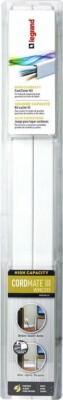 Legrand WMC332 Wiremold On-Wall CordMate III High-Capacity Cord Concealment Kit