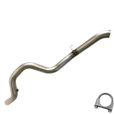Stainless Steel Exhaust Tail Pipe fits: 1997-2006 Jeep Wrangler