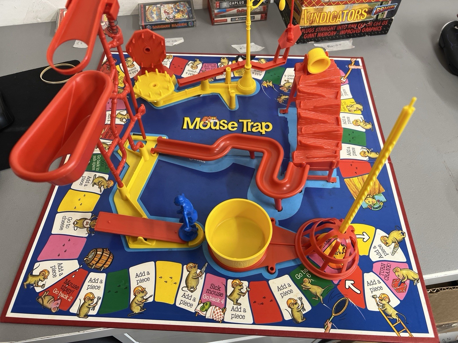 Vintage MB Mausefalle Brettspiel 1996 mit komplett mit Anleitung