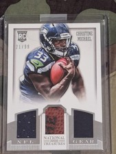 2013 Panini National Treasures Rookie Card - NFL Gear Christine Michael #03/99?. rookie card picture