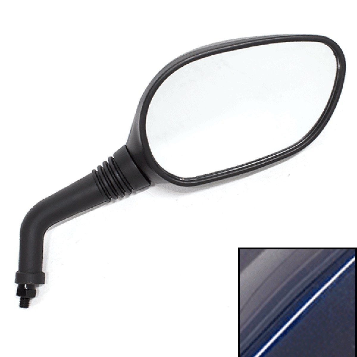 Right Mirror Metallic Blue for WY125T-74 Side Mirror Black Scooter Side View