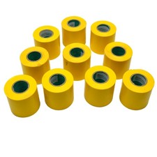  Lot of 10 Rolls PVC Electrical Tape 3" x 66ft Flame Retardant Yellow 600V