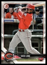 2018 Bowman Draft Shed Long Cincinnati Reds #BD-120