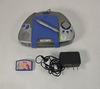 Leap Frog Leapster 20200 vintage learning game system game & PWR adapter tested