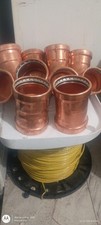 Copper PRO-PRESS Lot - Various Couplings and Elbows for Plumbing Projects