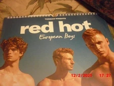 Thomas Knight's Red Hot European Boys 2020 Calendar, VERY RARE!  FREE Exp Ship!!