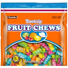 Tootsie Roll fruit Chews, assorted Fruit flavors, 14.37 oz. Gluten-free...