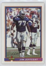 1991 Bowman Jim Jeffcoat #111 0b3