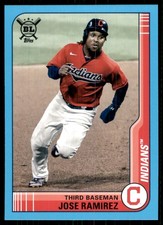 2021 Topps Big League Blue Jose Ramirez Cleveland Indians #235