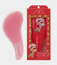 NEW STRAWBERRY SHORTCAKE By Celavi Red Florals DETANGLING HAIR BRUSH