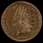 Indian Head Cent. 1861 CN Uncirculated. Lot # 9061-360-31