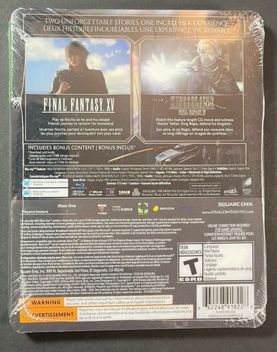Final Fantasy XV Edition Deluxe sur XBOXONE, tous les jeux vidéo XBOXONE sont chez
