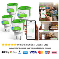 Wlan Steckdose Strommessung Zeitschaltuhr 16A 2,4 Ghz
