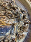 Mint 1979 Gary Eagan Studio Pottery 3D Relief Wall Platter Plate Bonsai Tree Art — photo 4