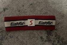 Stirnband der Firma Eisbär, rot, weiß, schwarz Österreich