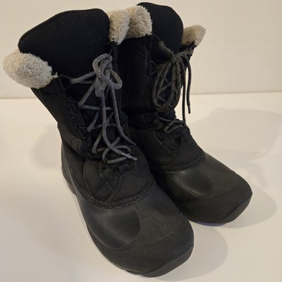 Sorel Cumberland Women's Size Black Thinsulate Winter Snow Boots Lace-Up 