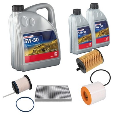FEBI Inspektionspaket 7L Longlife Plus 5W-30 für Audi A6 Avant C8 4A5 2.0 40