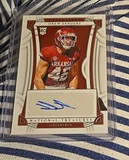 2023 National Treasures Collegiate Drew Sanders rookie autograph auto 26/99 
