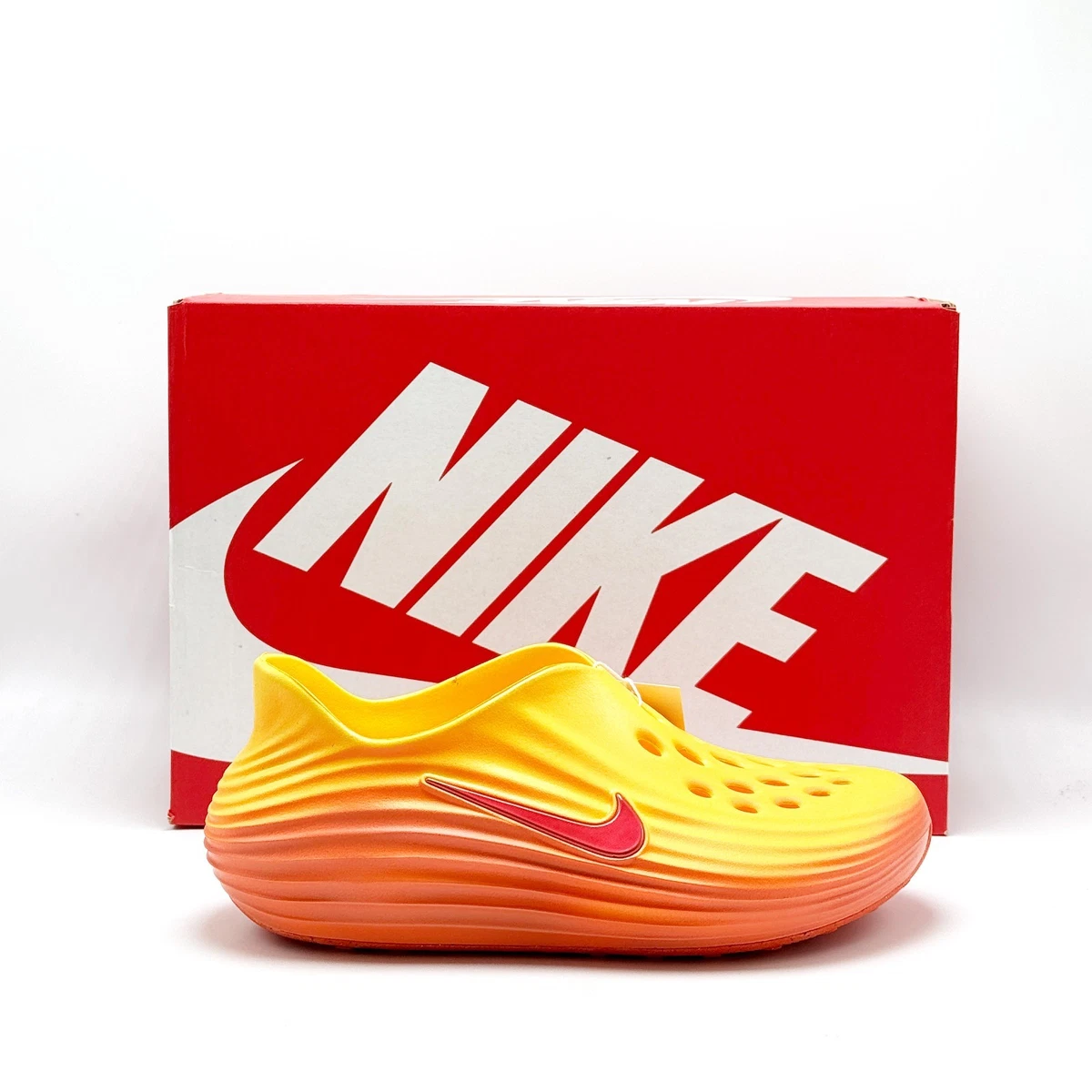 NEW* Men NIKE ReactX Rejuven8 TOPAZ GOLD / TURF ORANGE (HV5060-700