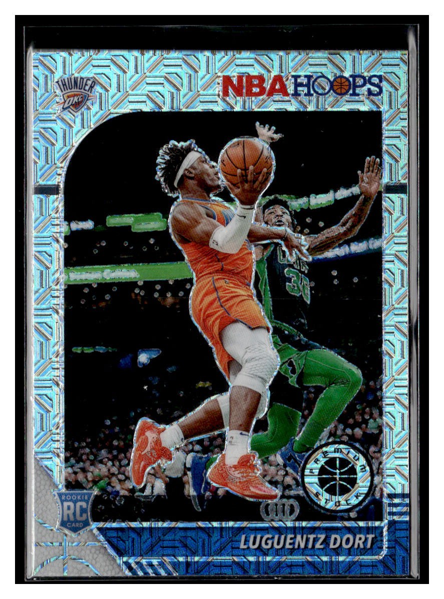 2019-20 Hoops Premium Stock #213 Luguentz Dort Silver Mojo RC Thunder