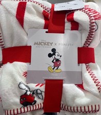 Disney Mickey Mouse Blanket Stitched Edge Soft Throw