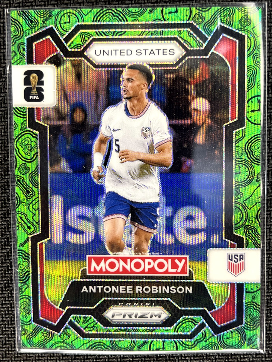 2026 Prizm Monopoly FIFA World Cup Green Wave Prizm 4 CORNERS