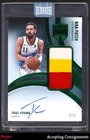 2024-25 Panini Eminence NBA Emerald Trae Young GAME-USED PATCH ON CARD AUTO 2/3