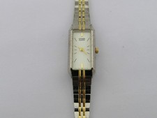 Vintage Citizen Ladies Fancy Dress Watch w/ Band Working 5421-S91484