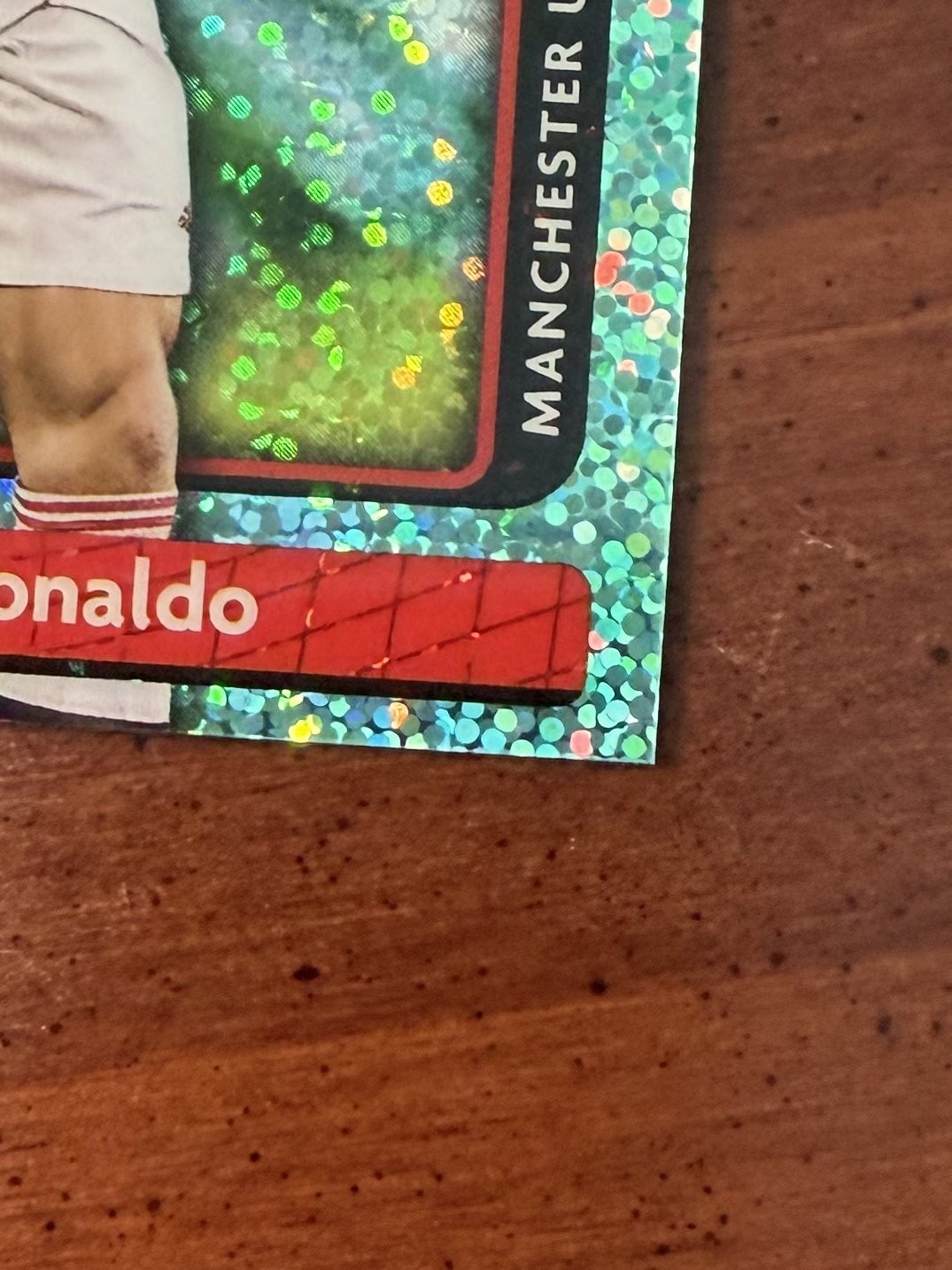2021 Topps Merlin Chrome Cristiano Ronaldo Aqua Speckle Refractor /199 view 4