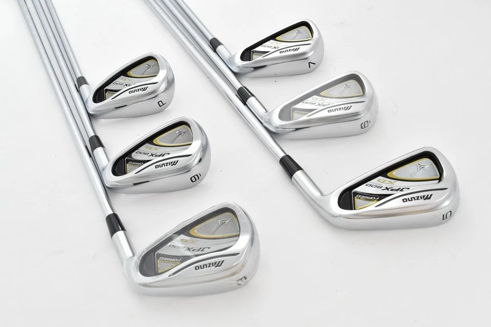 【68 NEW】 MINT 6pcs Mizuno JPX 800 XD Irons Set 5-6-7-8-9-P PW HT R RH Golf Clubs - Image 3 of 4