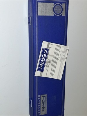  Fowler Electronic Caliper and Micrometer Measuring Set