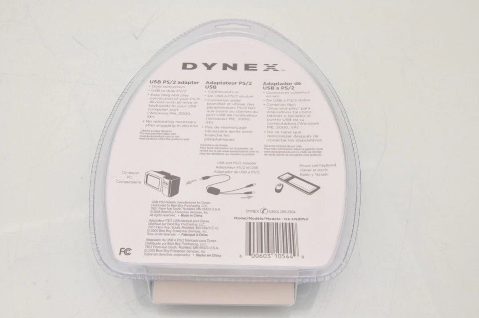 Dynex DX-USB- PS/2 Adapter - NEW - Image 2 of 2