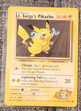 Pokémon TCG Lt. Surge's Pikachu Gym Heroes 81/132 Unlimited 50 HP 2000 on eBay