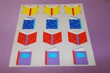 Mrs. Grossman's Sheet RARE Vintage 1989 Full Sheet of Books Stickers 