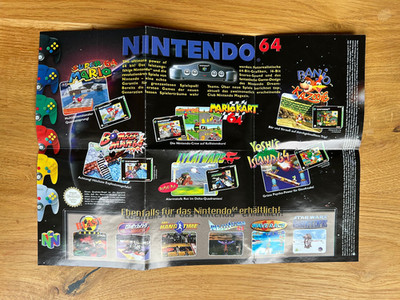 Nintendo N64 / Gameboy - Promotional Flyer / Poster