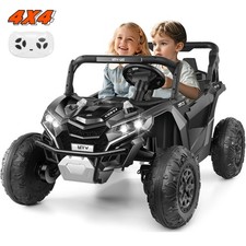 24V Kids Ride on Toys Electric Car 2 Seater w/Remote Control 4 Wheeler Suspensio